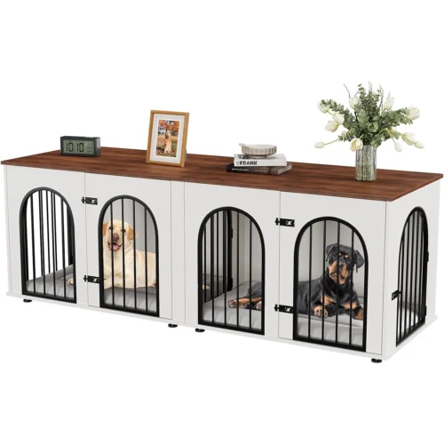 2-in-1 Pet Crate TV Stand & Media Console